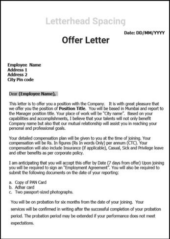 Sample Letter To Human Resources from www.startuphrtoolkit.com