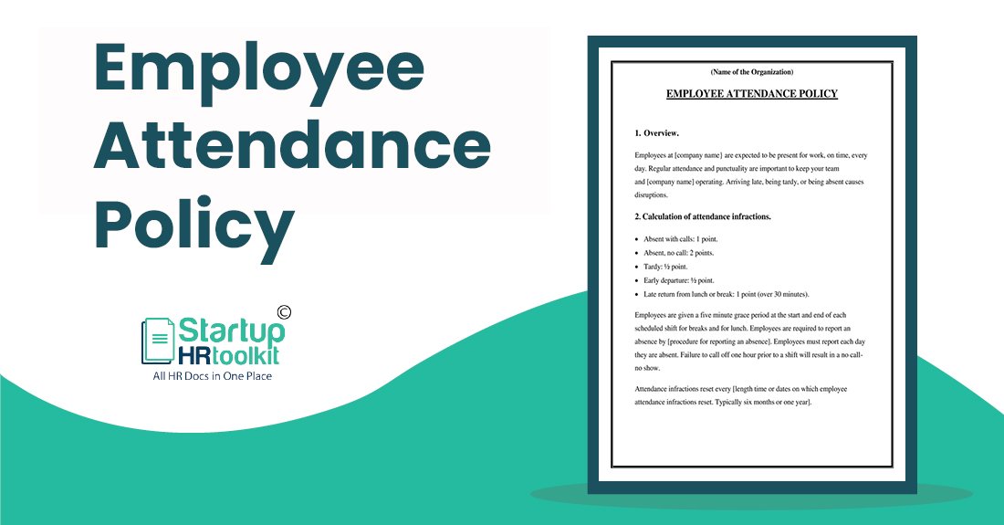 Employee Attendance Policy Sample