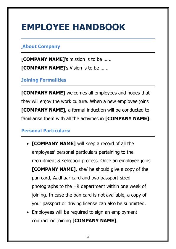 Advanced Employee Handbook Sample_02