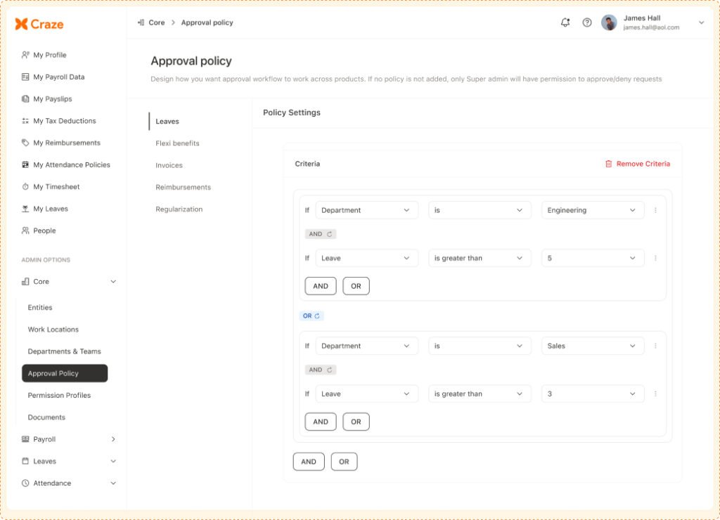 Approval Criteria Craze