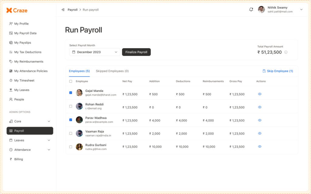 Payroll Craze