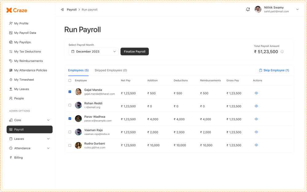 Payroll ES